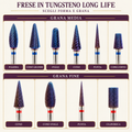 Frese Professionali in Tungsteno Long Life – Grana Media e Fine