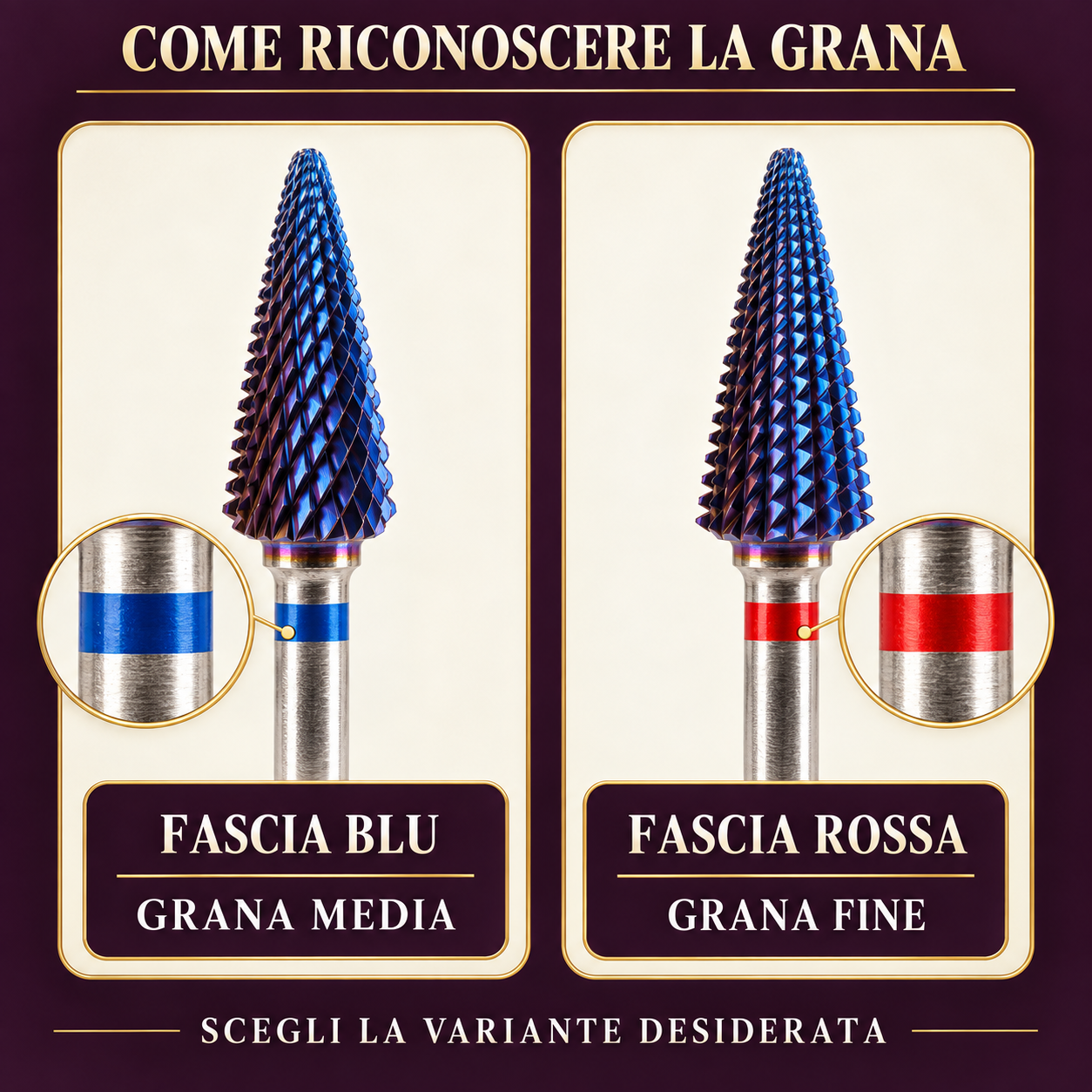 Frese Professionali in Tungsteno Long Life – Grana Media e Fine