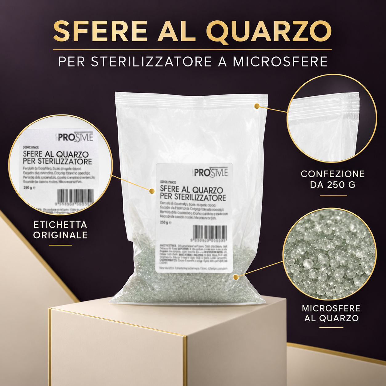 Sterilizzatore a Microsfere Steril Tre+ con Sfere al Quarzo
