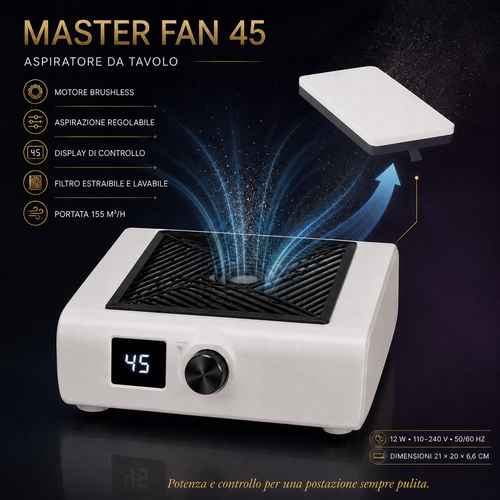 Aspiratore da Tavolo Master Fan 45 con Motore Brushless
