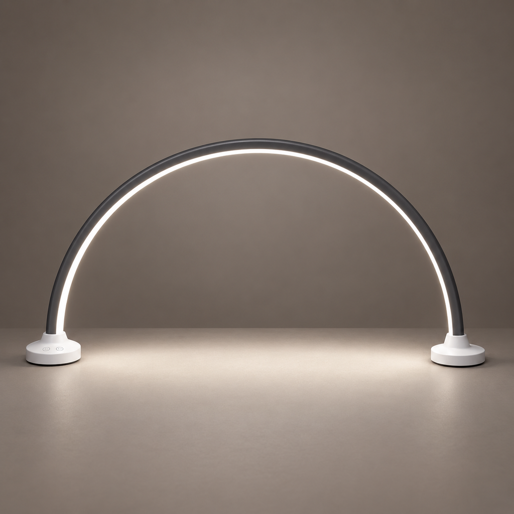 Lampada Professionale ad Arco LED 180° con Luce Regolabile