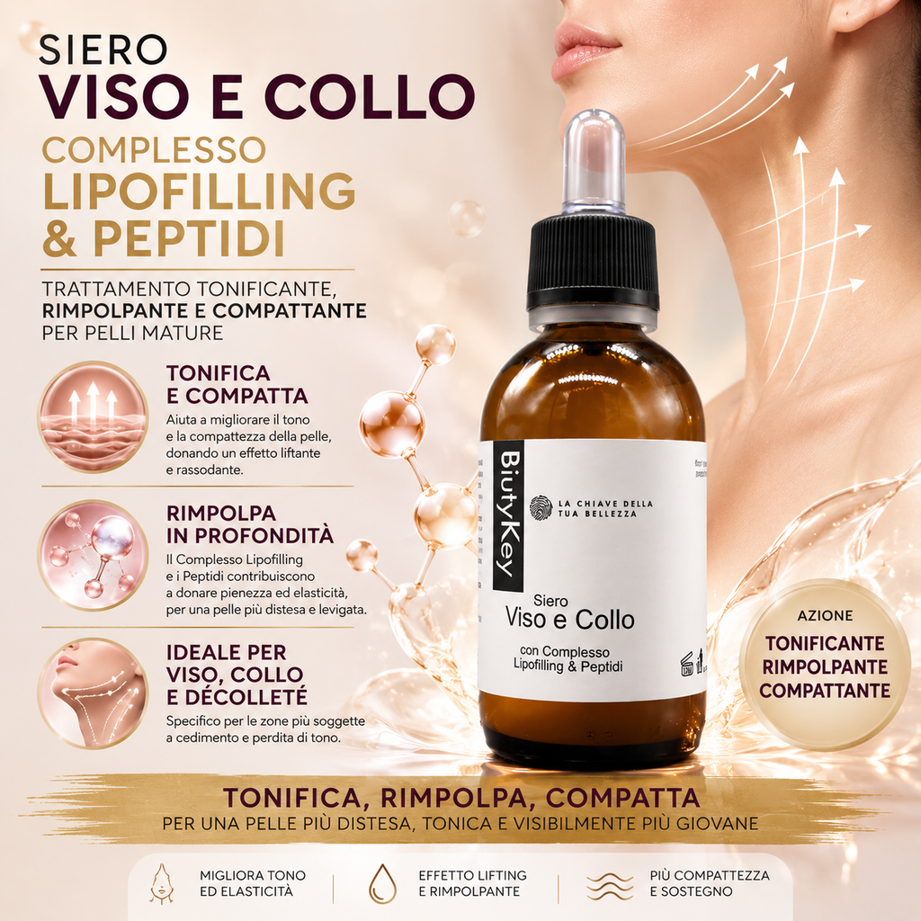 Siero Viso e Collo Lipofilling e Peptidi 50 ml