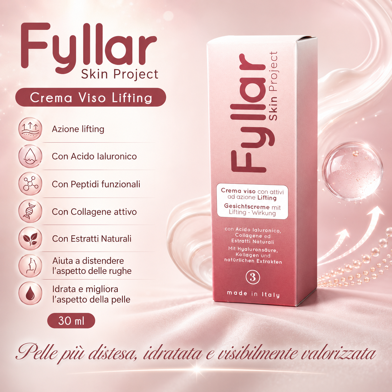 Crema Viso con Attivi ad Azione Lifting 30 ml