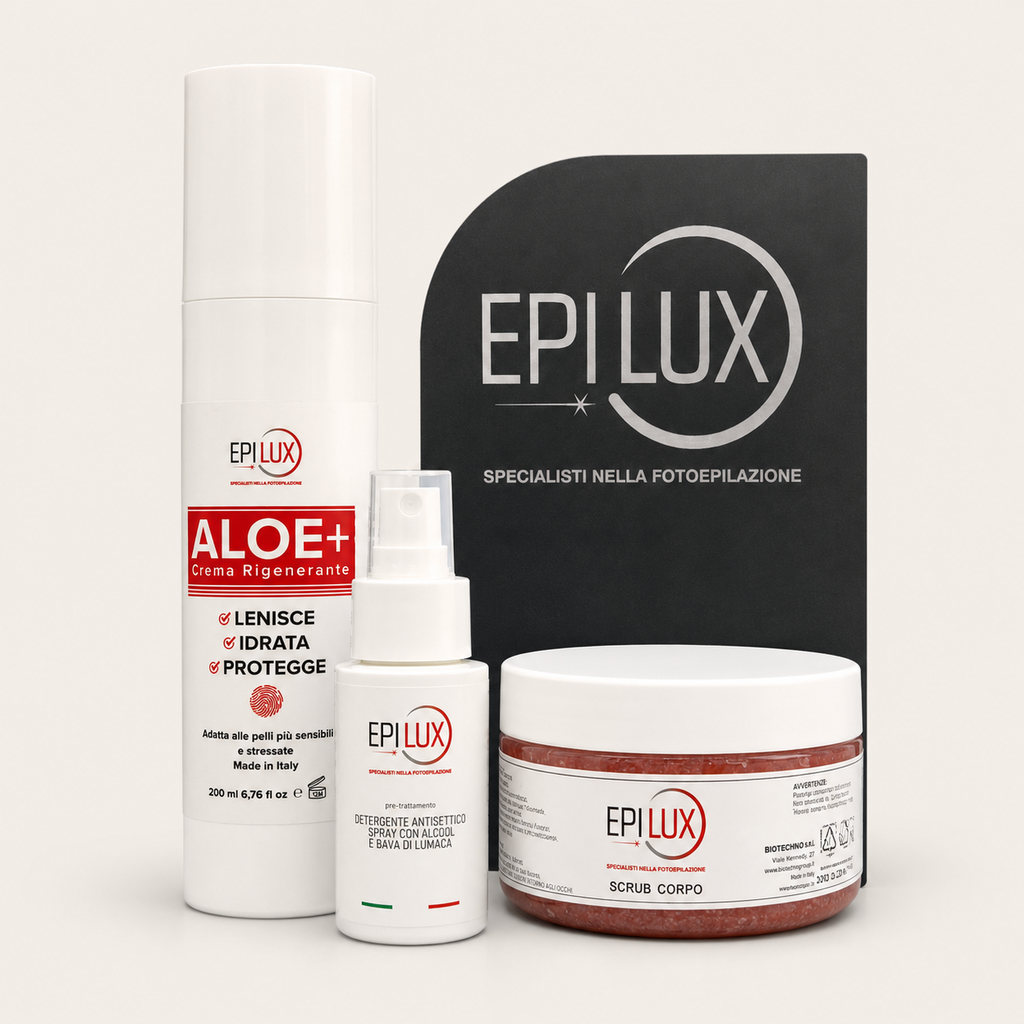 KIT EPILUX Detersione + Crema + Scrub