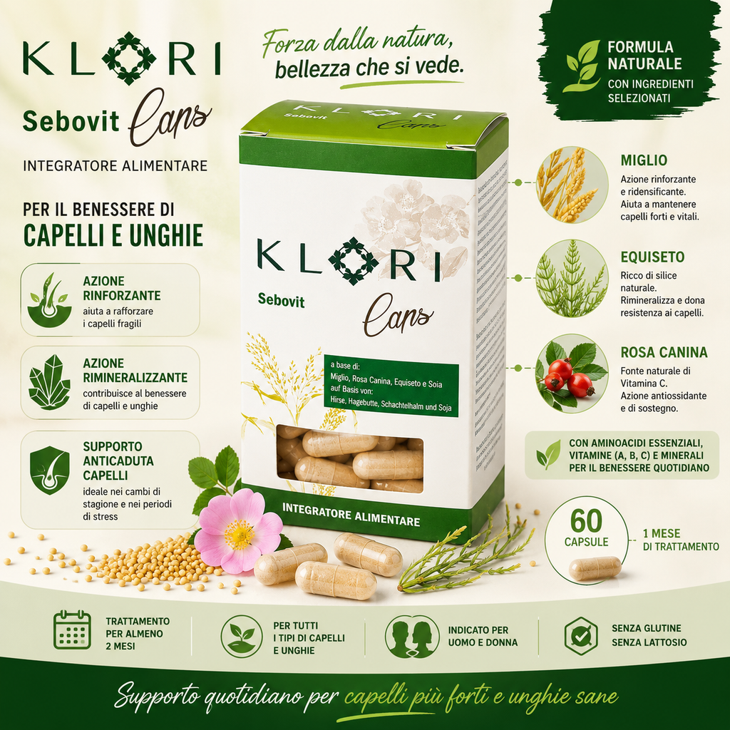 Integratore Alimentare Capelli e Unghie 60 cps