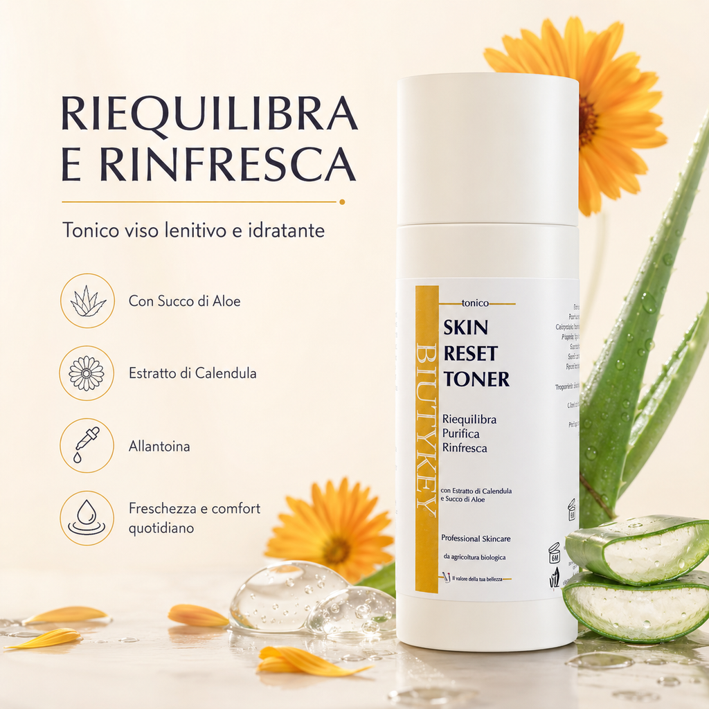 Tonico Rinfrescante con Calendula e Aloe 150ml