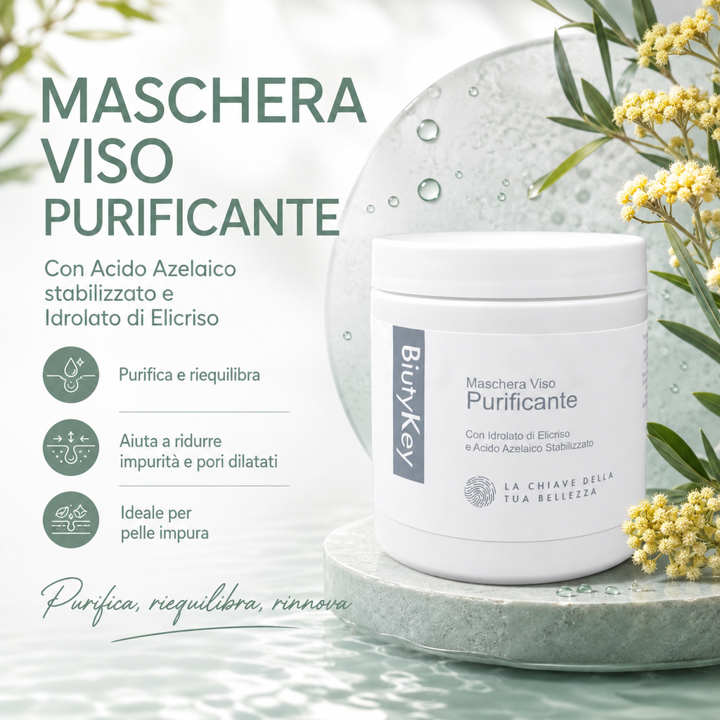 Maschera Viso Purificante con Acido Azelaico 250 ml