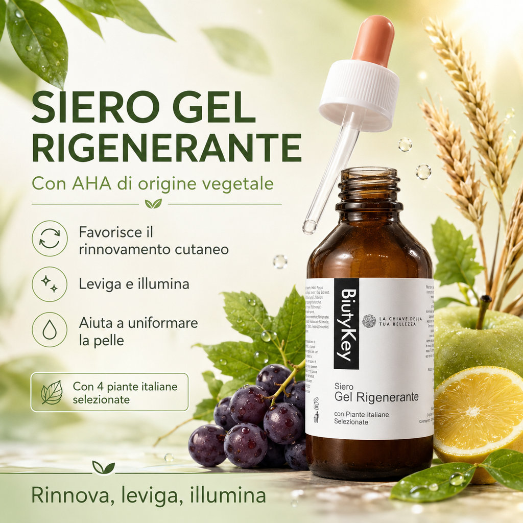 Siero Gel Rigenerante con AHA 100 ml