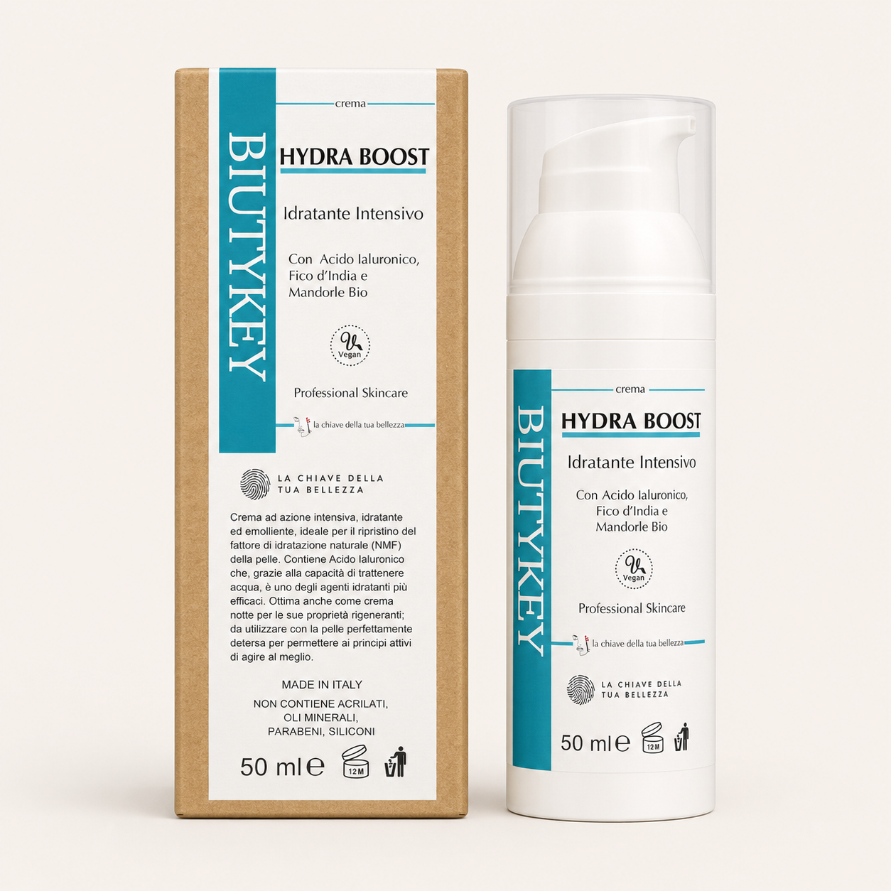 Crema Viso Super Idratante Acido Ialuronico 50 ml
