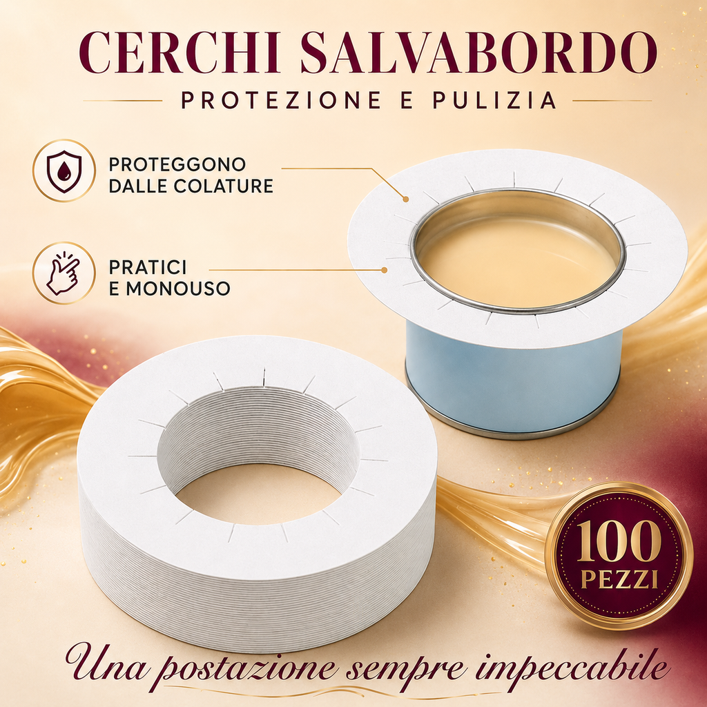 Cerchi Salvabordo Monouso – 100 pezzi