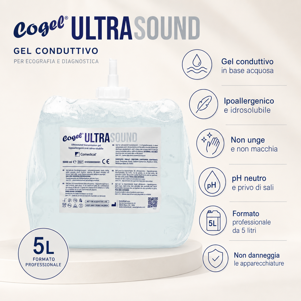 Gel Conduttivo 5 Litri