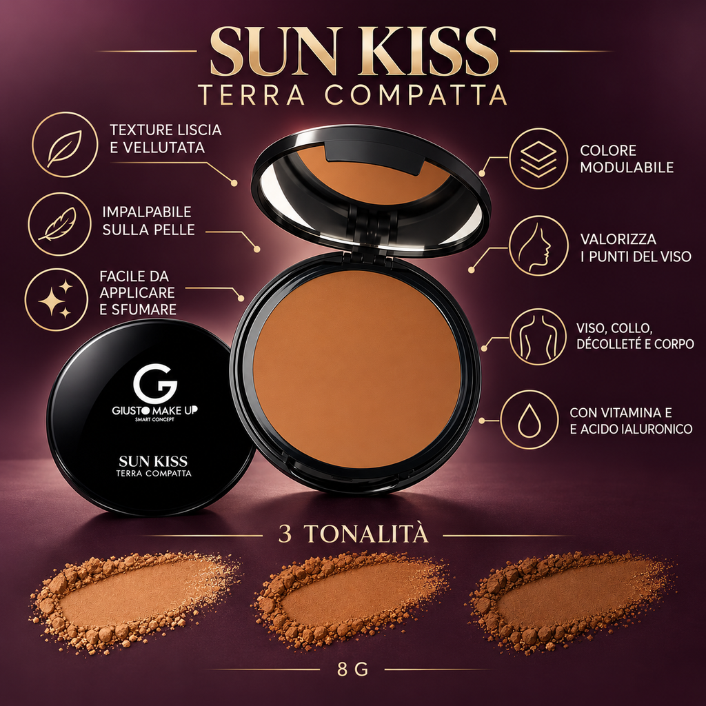 Sun Kiss Terra Compatta – 8 g