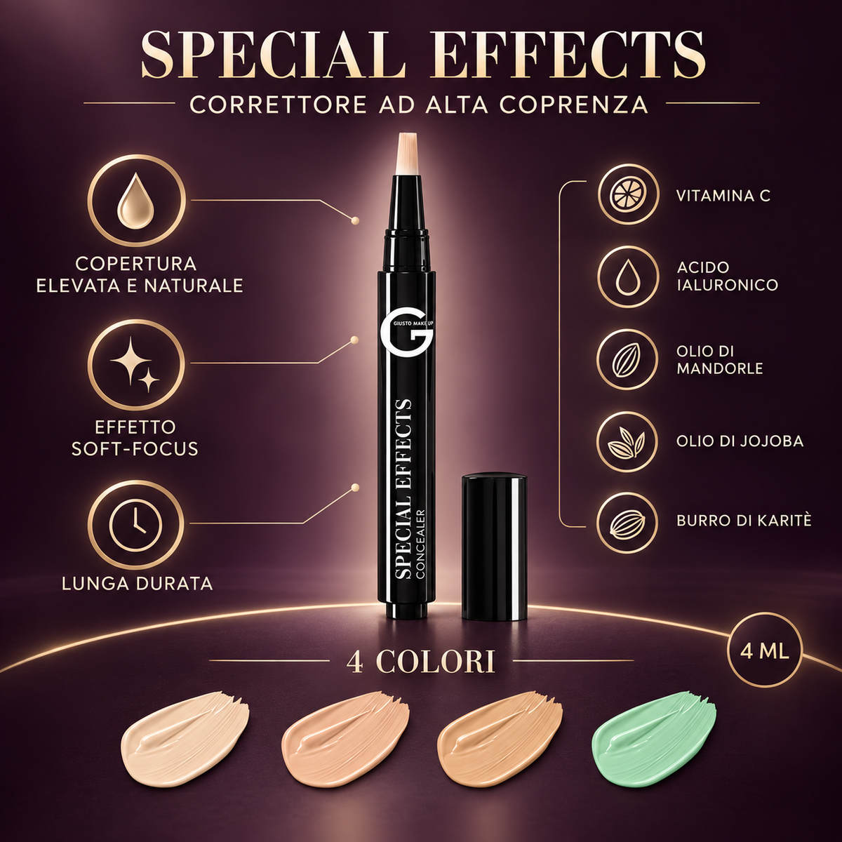 Correttore Special Effects ad Alta Coprenza – 4 ml