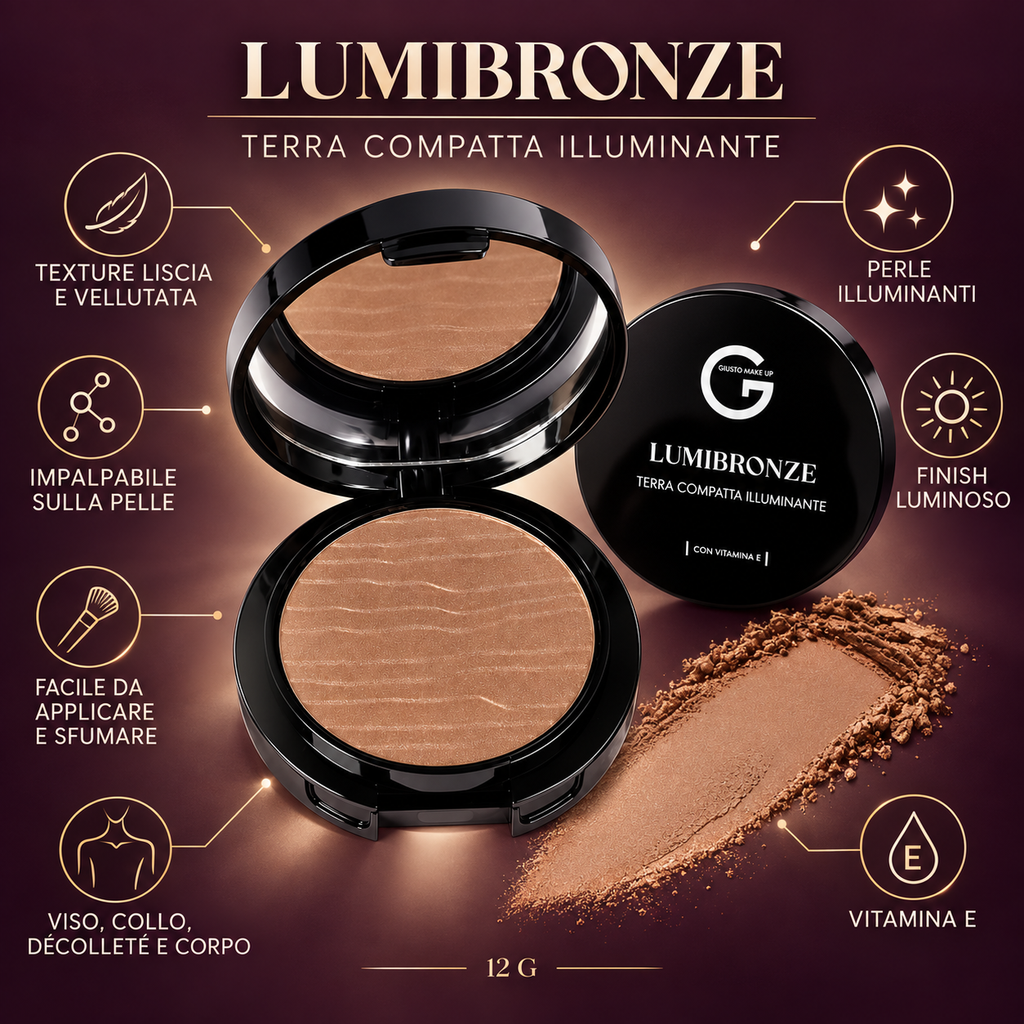 Lumibronze Terra Compatta Illuminante – 12 g