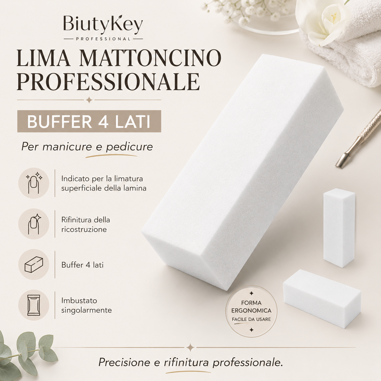 Mattoncino Ricostruzione Buffer 4 Lati 3pz