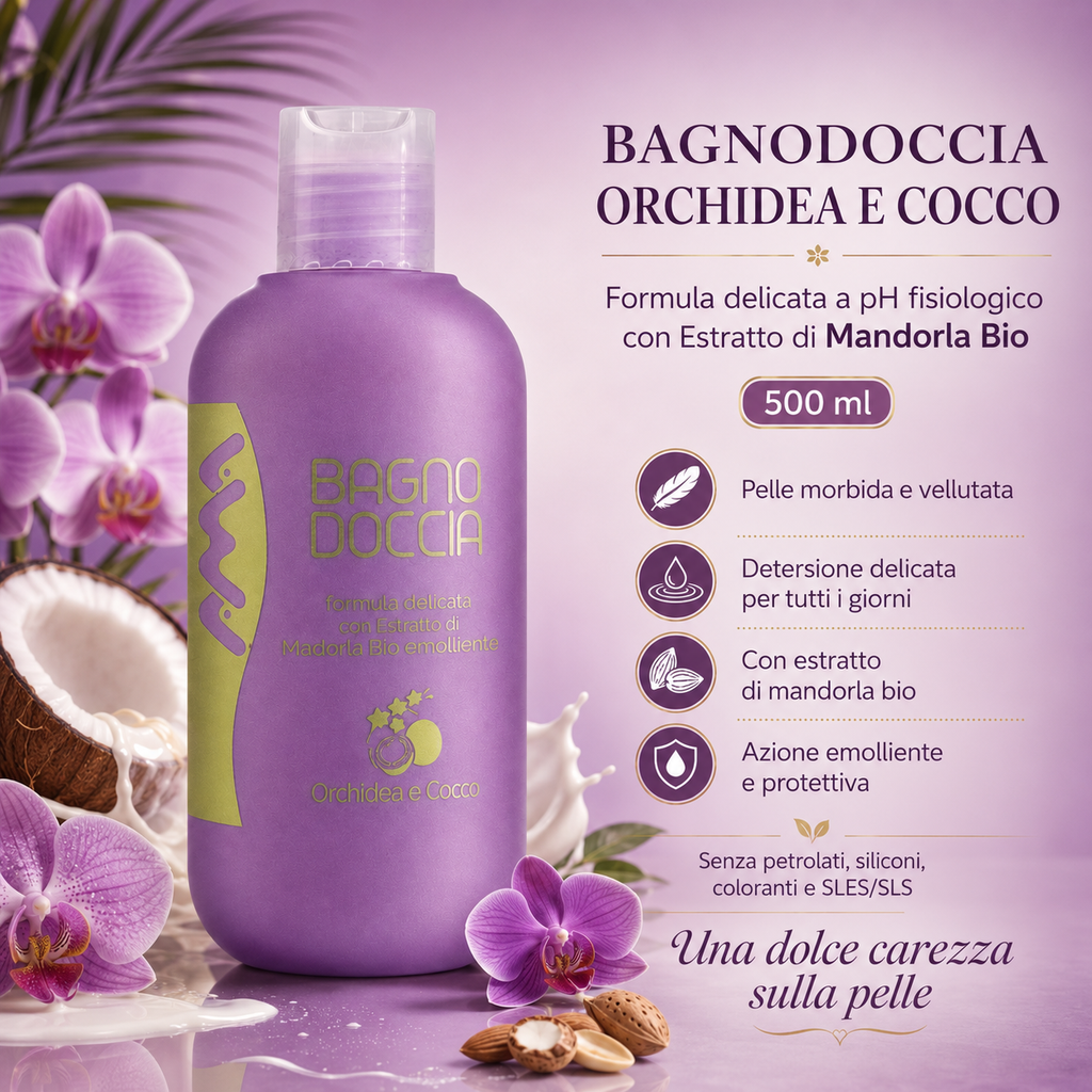 Bagno Doccia Orchidea e Cocco