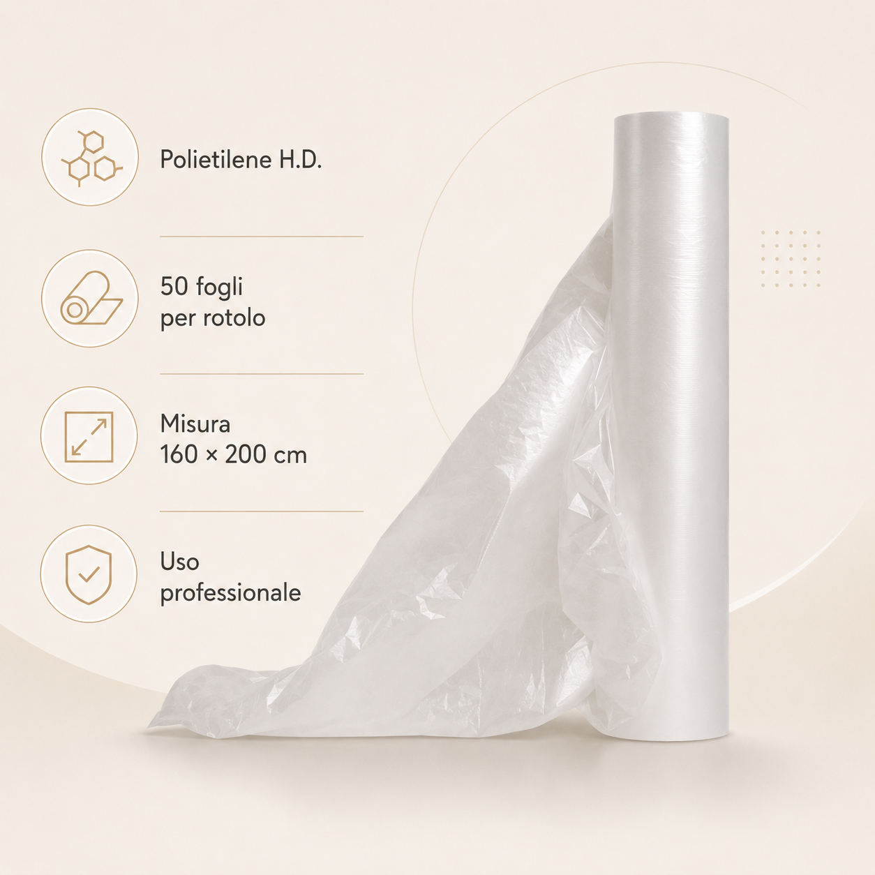 Rotolo Cartene 50 Fogli 160×200 oppure 180x220