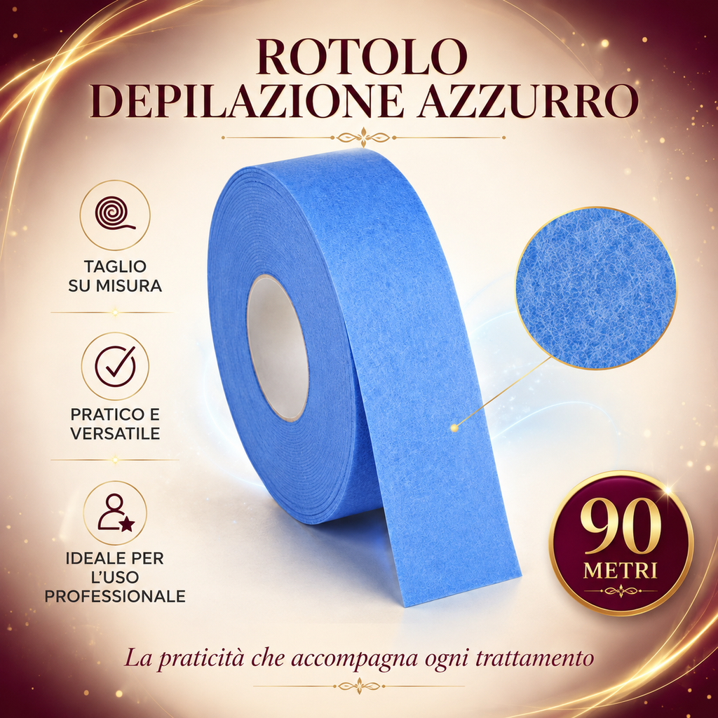 Rotolo Depilazione Azzurro - 90 metri