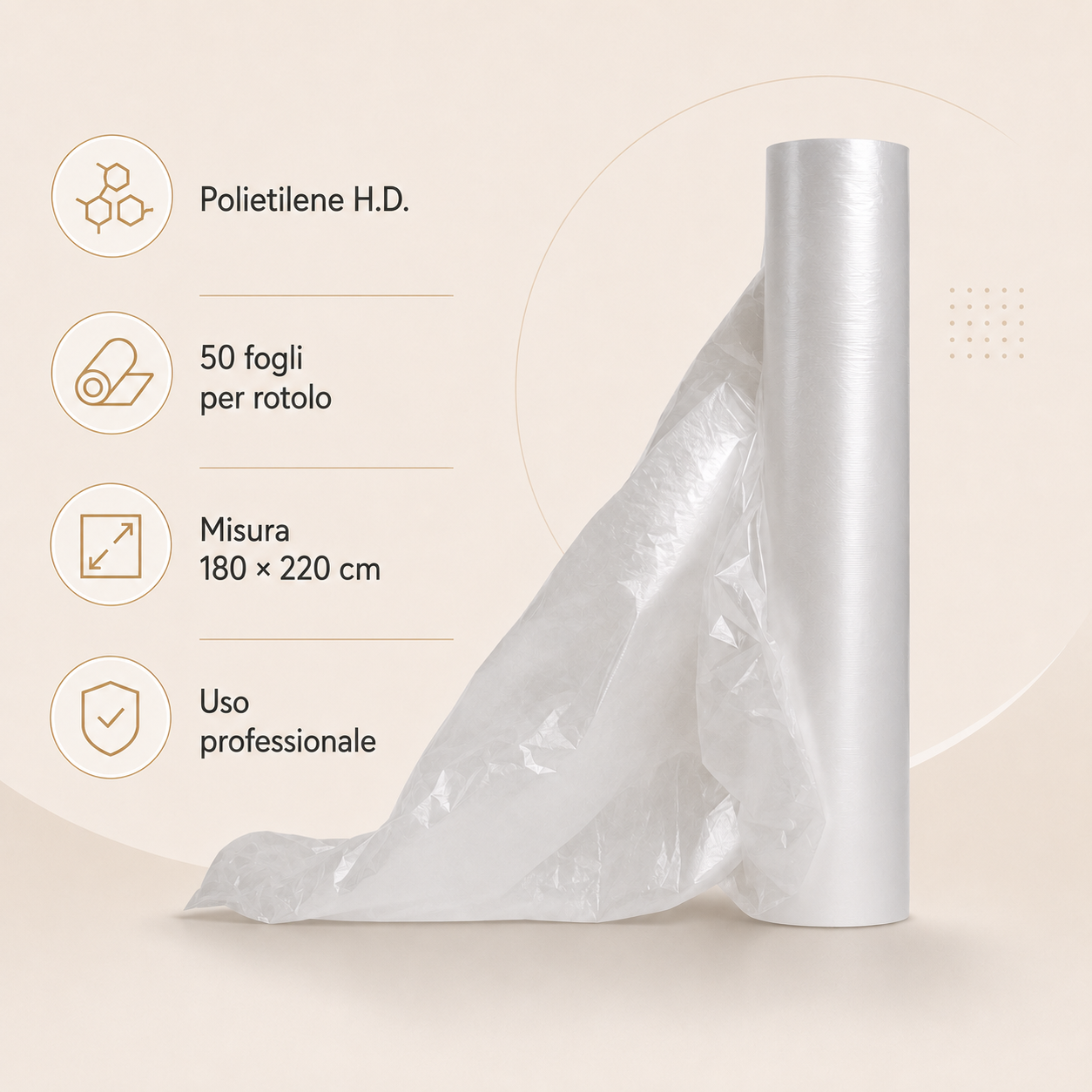 Rotolo Cartene 50 Fogli 160×200 oppure 180x220