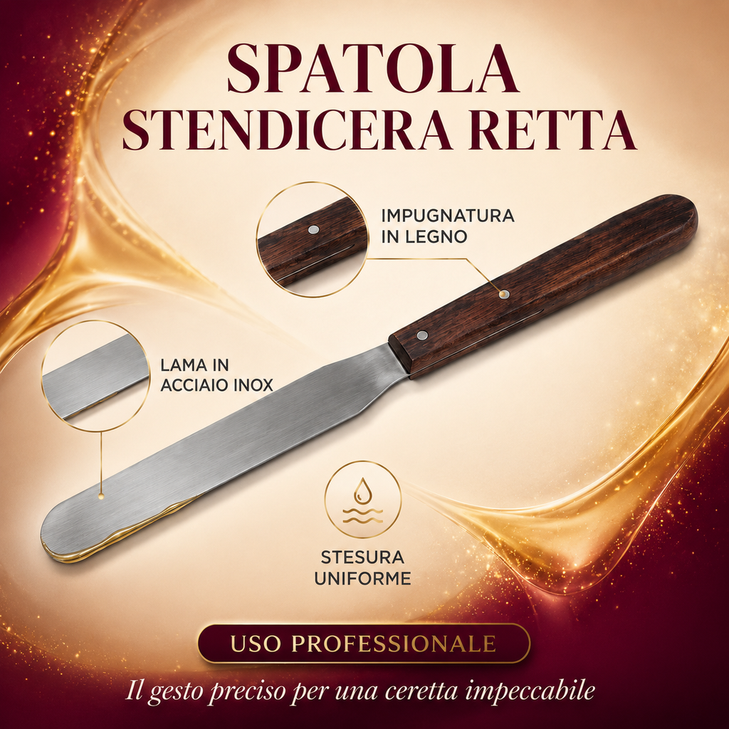 Spatola Stendicera Retta in Acciaio Inox