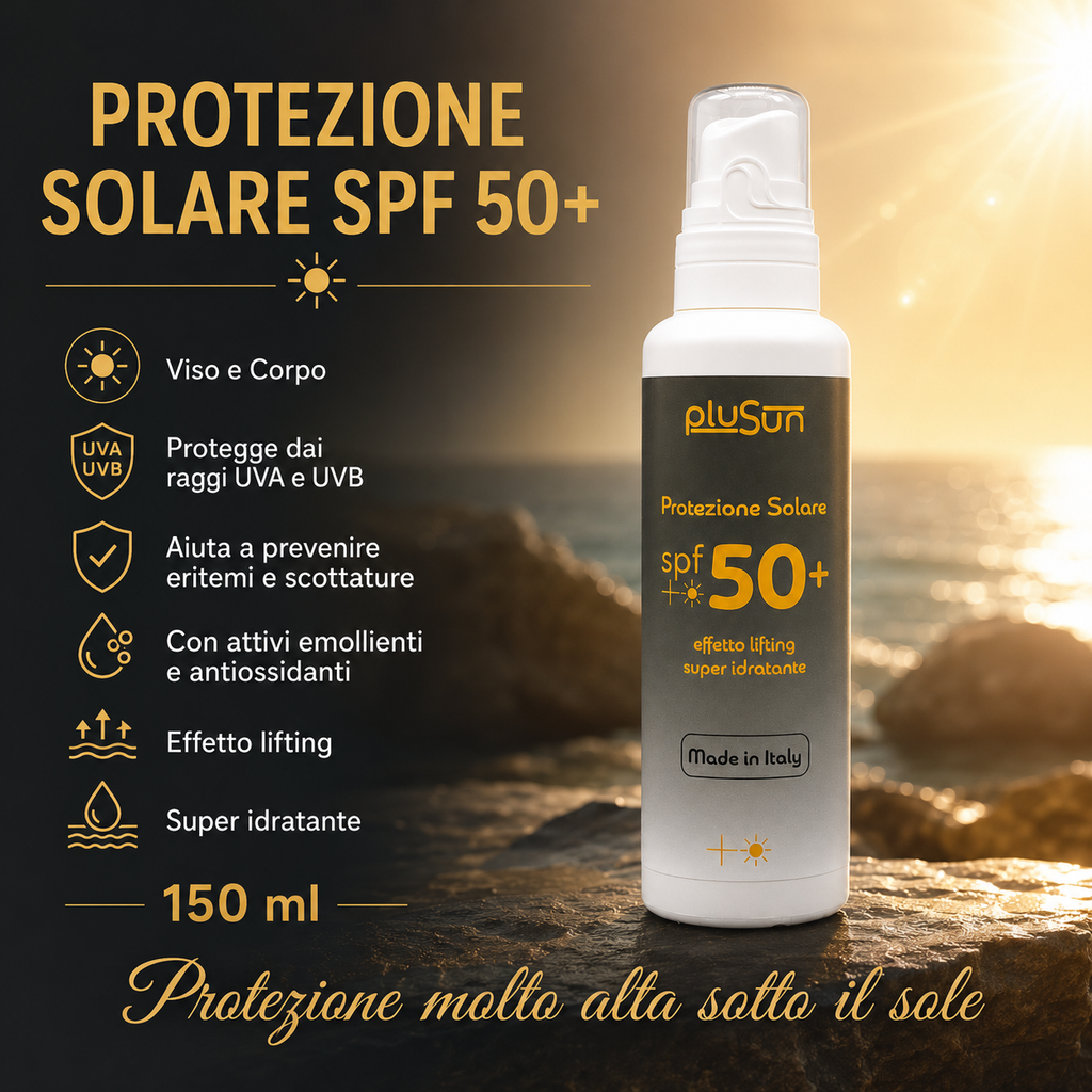 PluSun Protezione Solare SPF 50+   150 ml