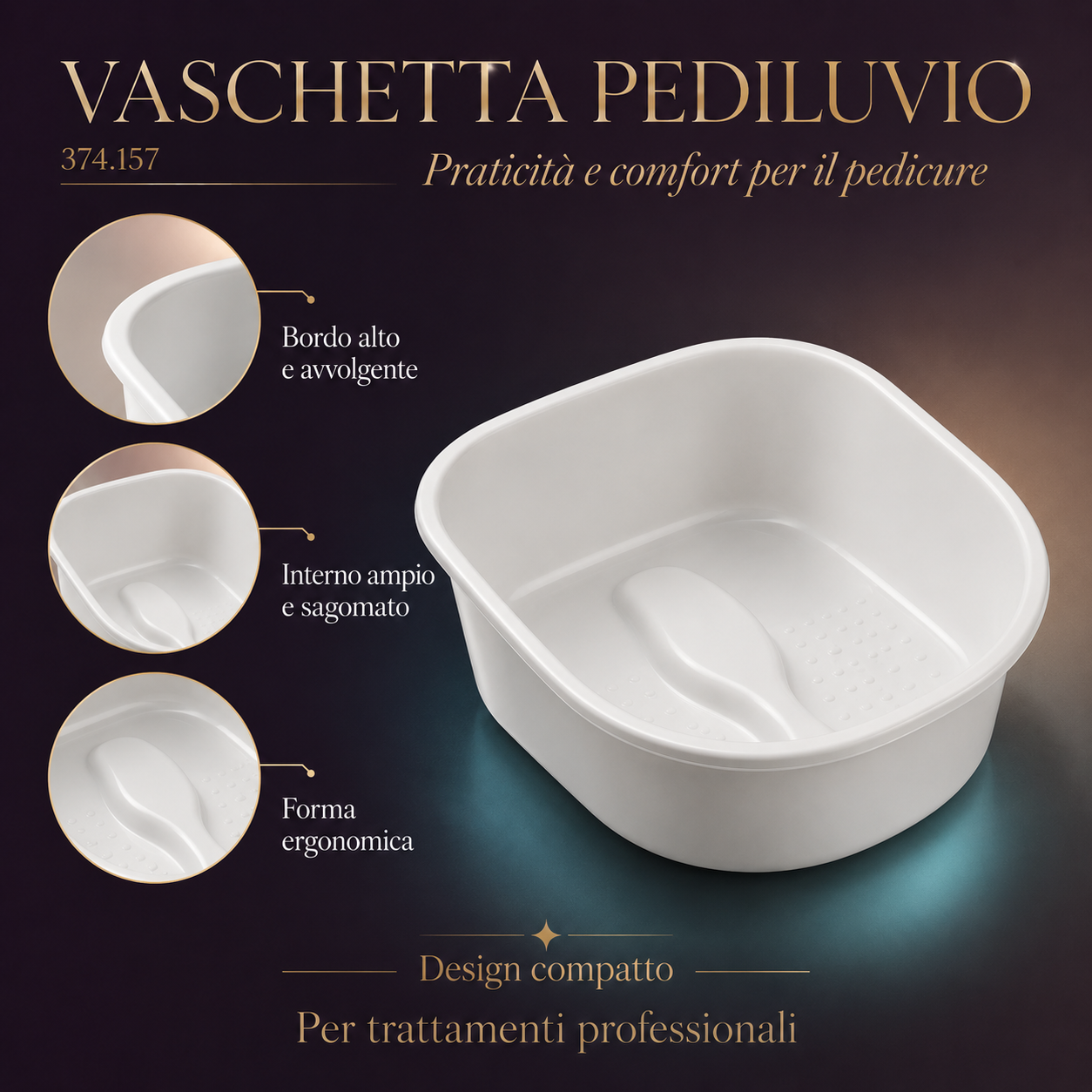 Vaschetta Pediluvio – Bianca